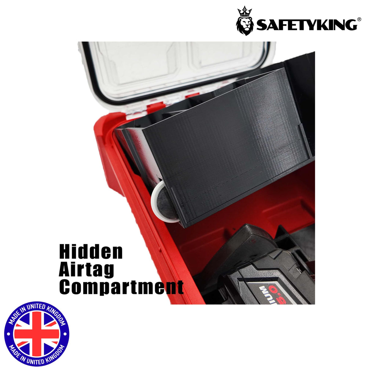 Milwaukee Packout Compatible Liner Organiser for Packout Compact Box (48-22-8435) – Precision Rigid Insert for M18 Multitool Organizer (Insert Only, Tools & Box Not Included)