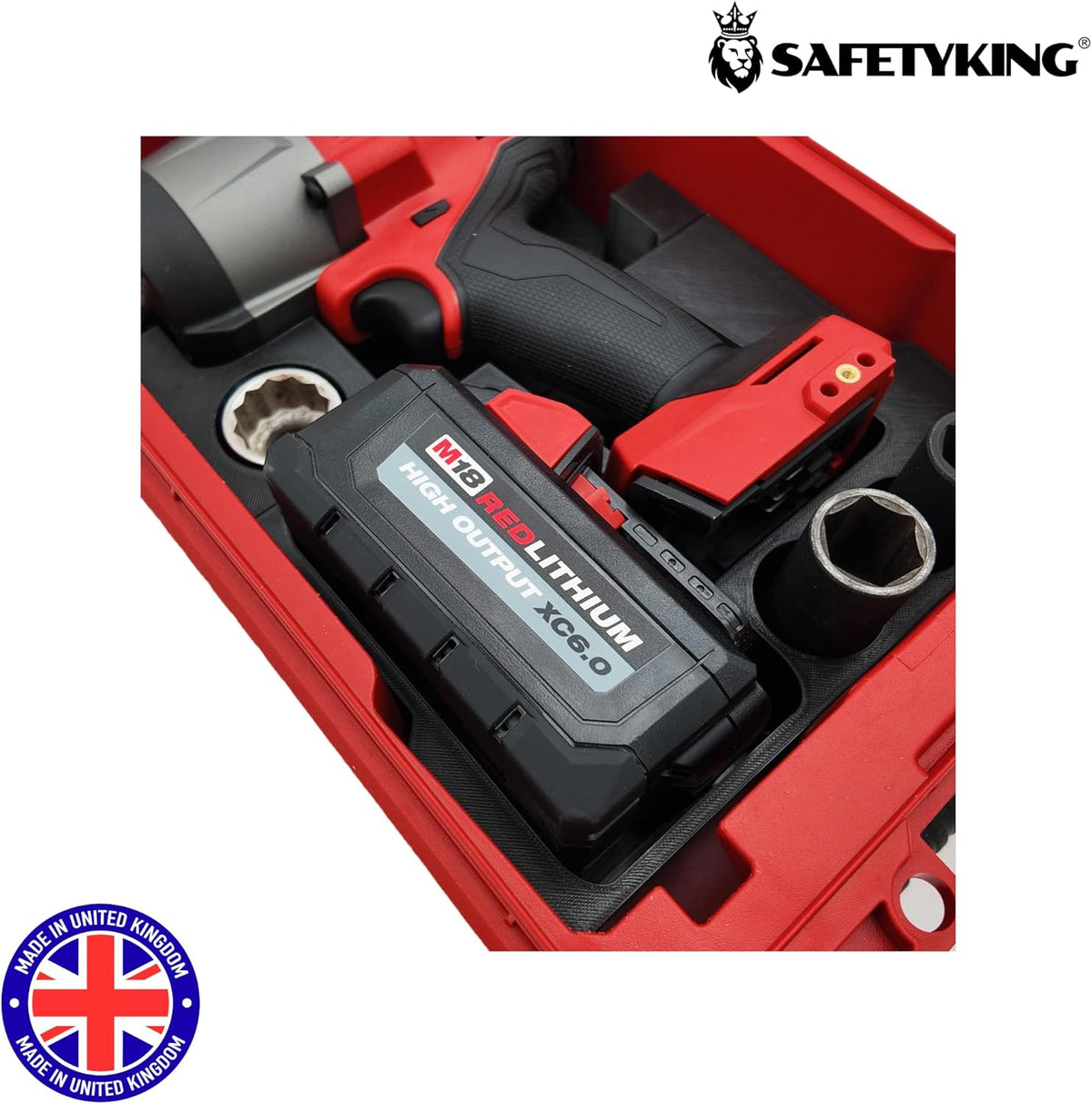 KAIZENKING Milwaukee Packout insert for M18 FUEL High Torque Impact Wrench — view 6