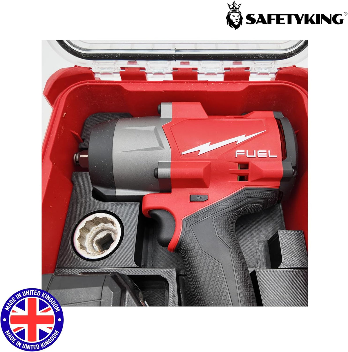 KAIZENKING Milwaukee Packout insert for M18 FUEL High Torque Impact Wrench — view 4