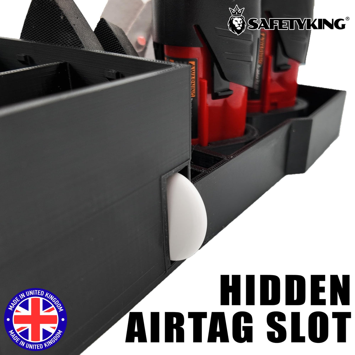 SAFETYKING® M12 Multitool Liner Compatible With Milwaukee Packout Compact Box (48-22-8435) Precision Rigid Insert for Organizer (Insert Only, Tools & Box Not Included)